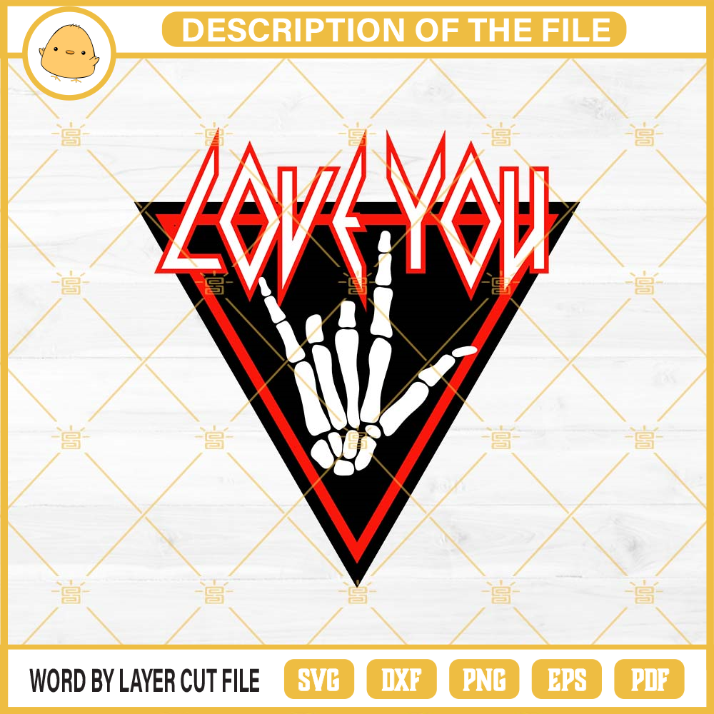 Love You Def Leppard SVG, Love You Rock Skeleton Hand Sign SVG, Def Leppard Rock Valentine SVG.jpg