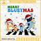 Merry Blueymas Abbey Road PNG, Bluey Family Christmas PNG File.jpg