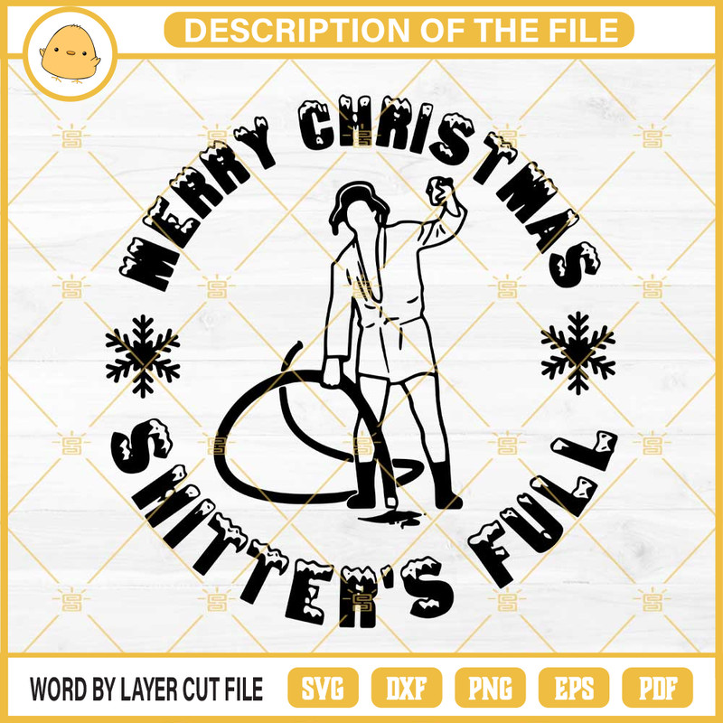 Merry Christmas Shitters Full SVG, National Lampoon's Christmas Vacation SVG PNG Files.jpg