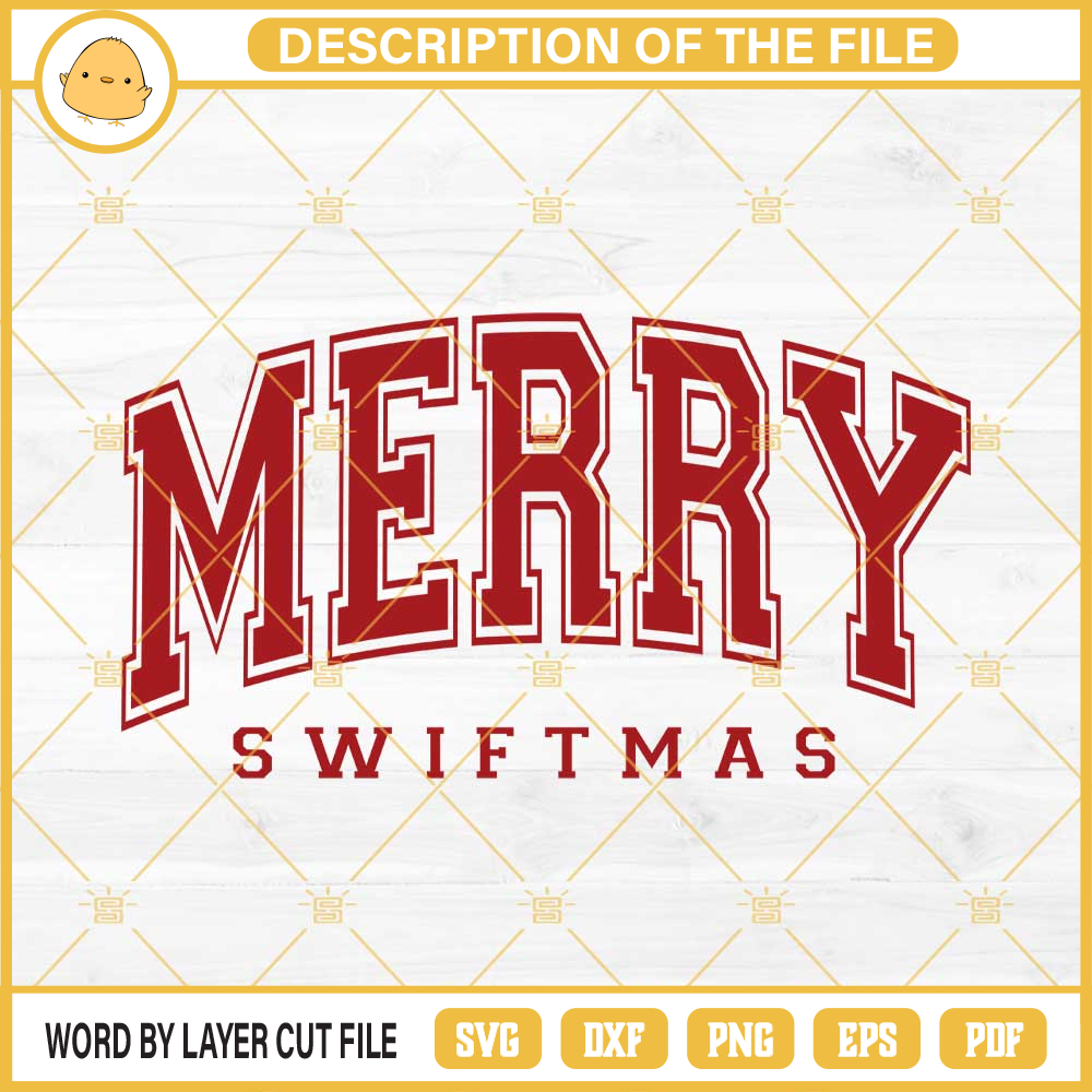 Merry Swiftmas SVG, Taylor Swift Merry Christmas SVG PNG EPS DXF.jpg