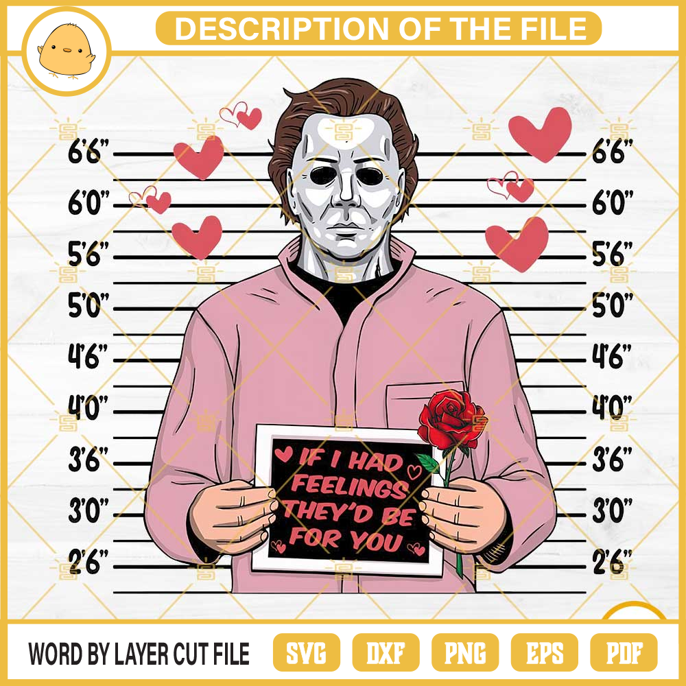 Michael Myers Valentine PNG, Valentine Horror Movie Characters PNG Designs.jpg