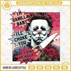 michael myers valentines png, happy valentines day michael myers png files1013