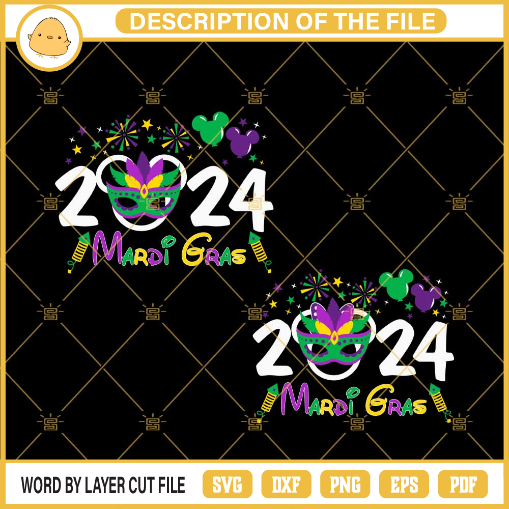 Mickey And Minne Mardi Gras 2024 Bundle SVG.jpg
