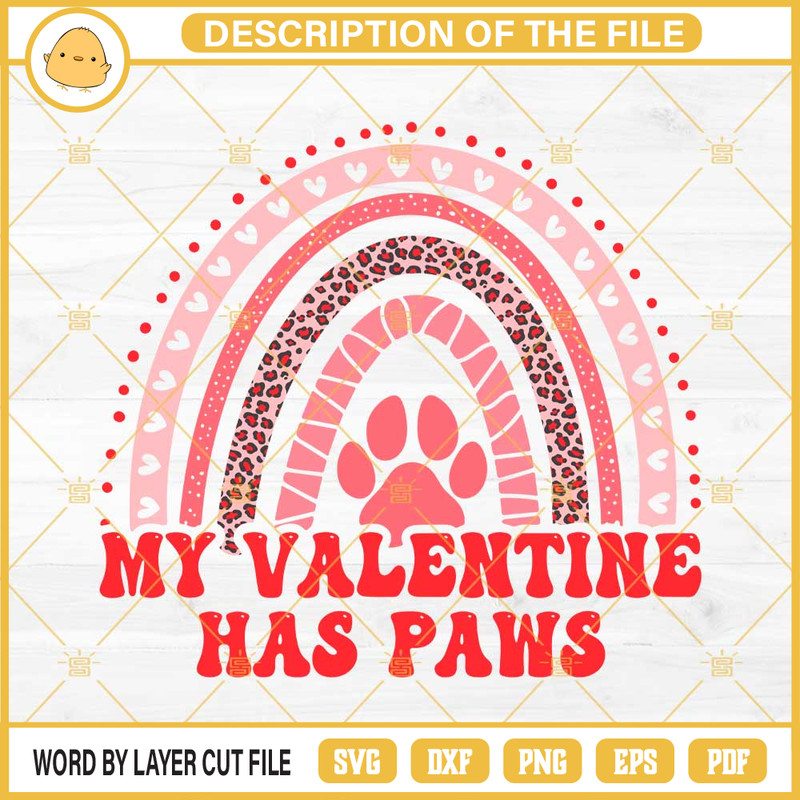My Valentine Has Paws SVG, Dog Lover Happy Valentines Day SVG.jpg