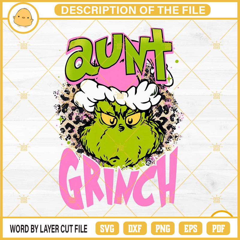 Pink Aunt Grinch PNG File Designs.jpg