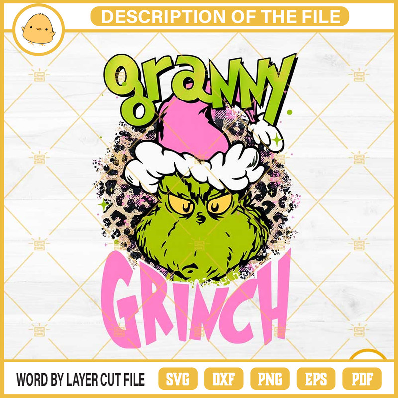 Pink Granny Grinch PNG File Designs.jpg