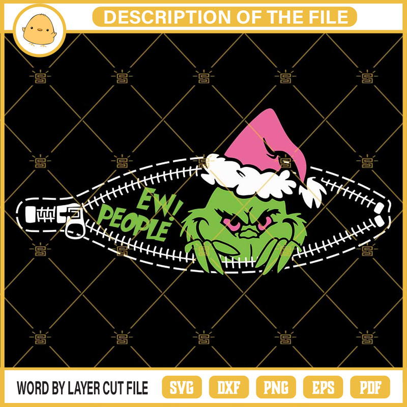 Pink Grinch Ew People Svg, Grinch Zipper Svg, Pink Grinch Svg.jpg