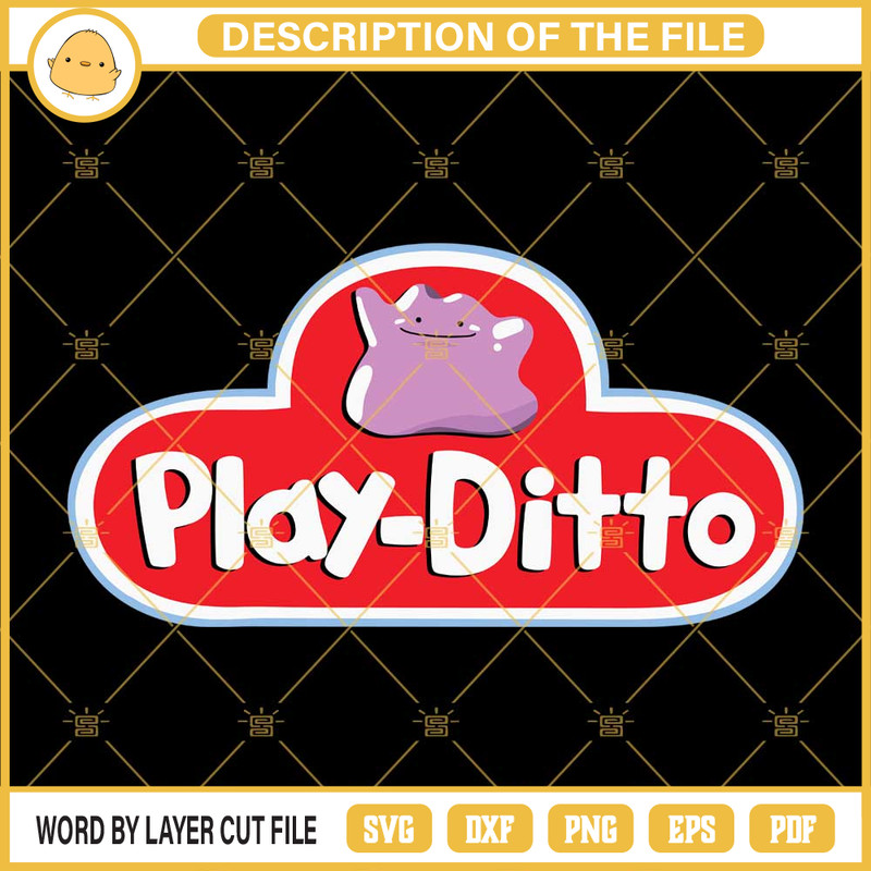 Play Ditto SVG, Ditto Pokemon SVG PNG EPS DXF.jpg