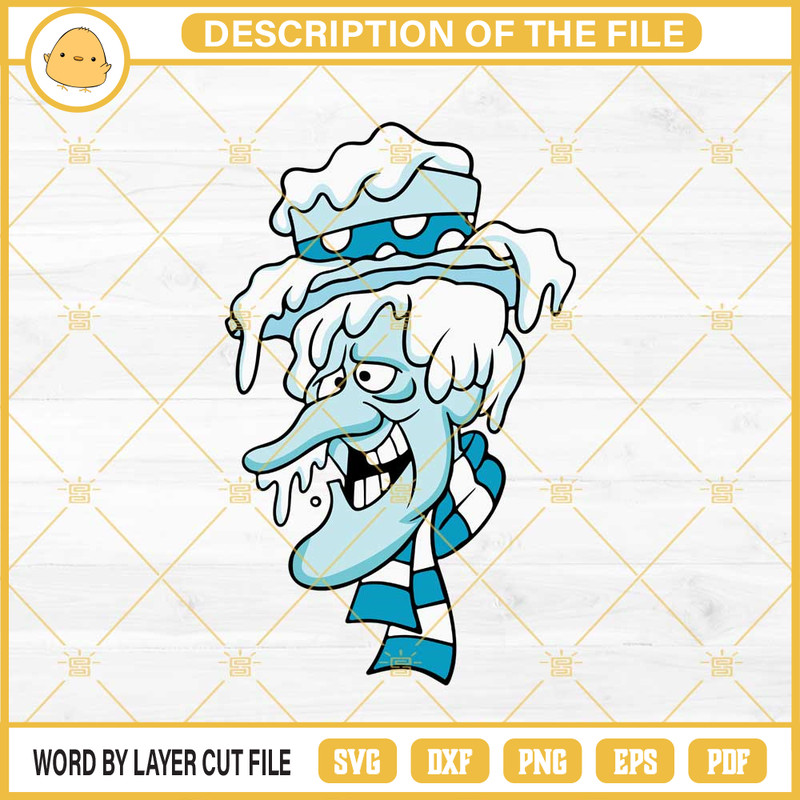 Snow Miser SVG, A Miser Brothers' Christmas SVG PNG EPS DXF File.jpg