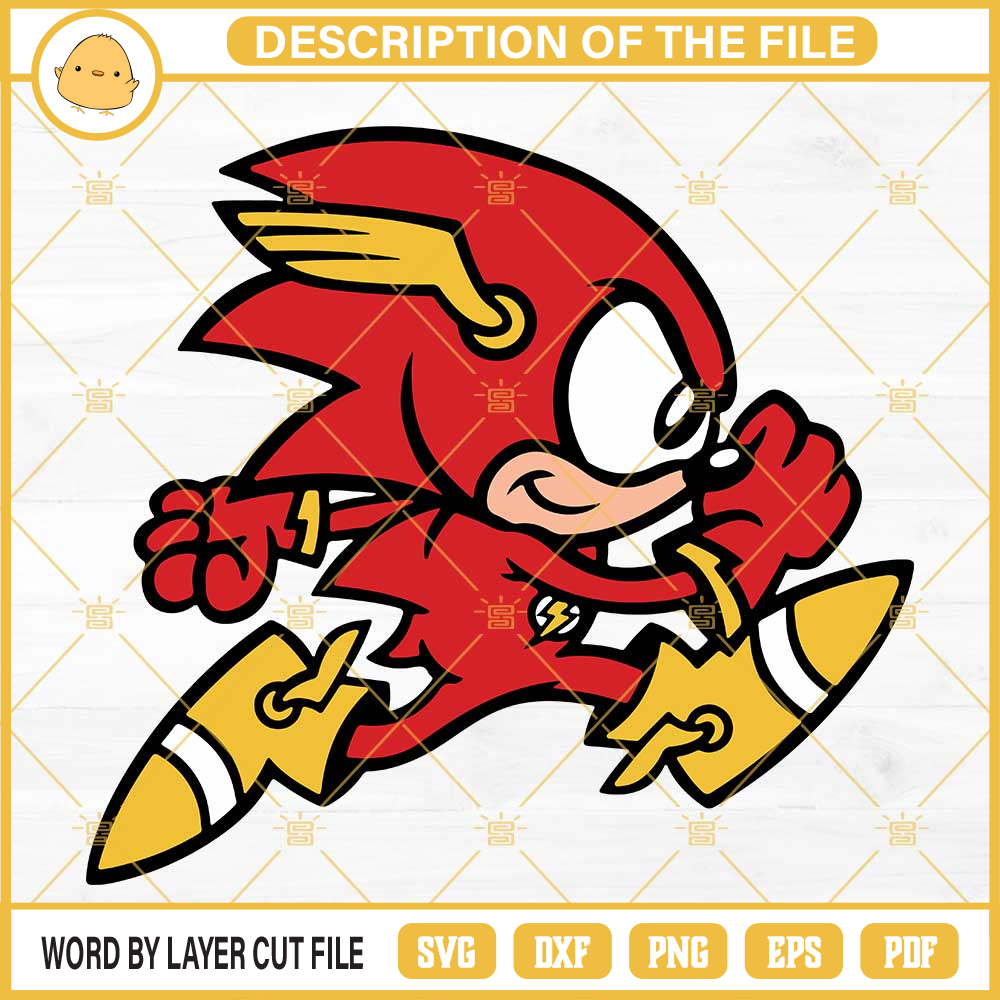 Sonic The Hedgehog The Flash SVG, Sonic Nitendo SVG PNG DXF EPS.jpg