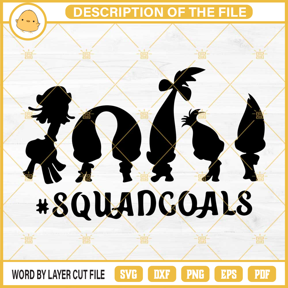 Squadgoals Trolls SVG, Trolls Cartoon Movies SVG PNG EPS DXF File.jpg
