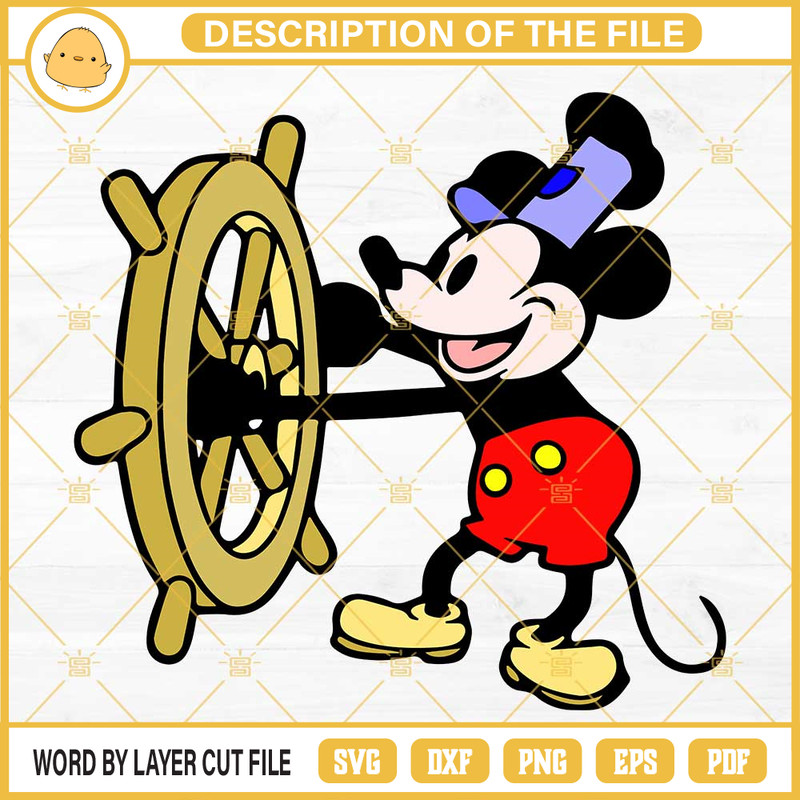 Steamboat Willie SVG, Steamboat Mickey SVG PNG Cut Files.jpg