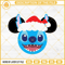 Stitch Ears With Santa Hat SVG, Stitch Disney Christmas SVG PNG EPS DXF File.jpg