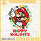 Super Mario Happy Holidays SVG, Super Mario Christmas SVG EPS PNG DXF Files.jpg
