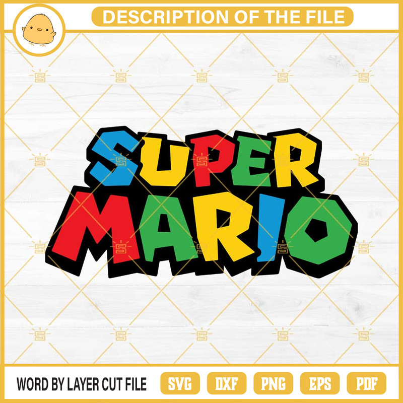 Super Mario Logo SVG, Super Mario Bros SVG PNG EPS DXF File.jpg