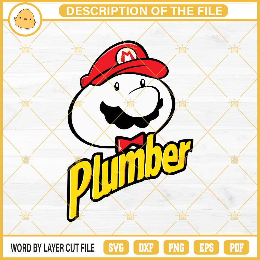 Super Mario Plumber SVG PNG EPS DXF File.jpg