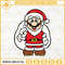 Super Mario Santa Claus SVG, Super Mario Nitendo Christmas SVG EPS PNG DXF.jpg