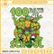 Teenage Mutant Ninja Turtles 100 Days of School PNG File Designs.png