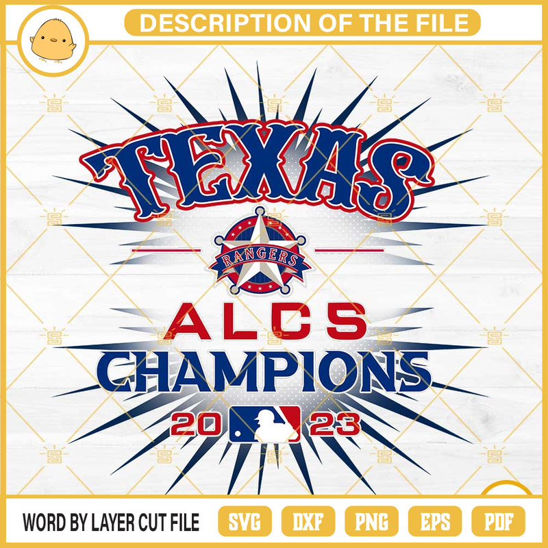 Texas Rangers ALCS 2023 Victory PNG, Texas Rangers World Series Champions PNG File Designs.jpg