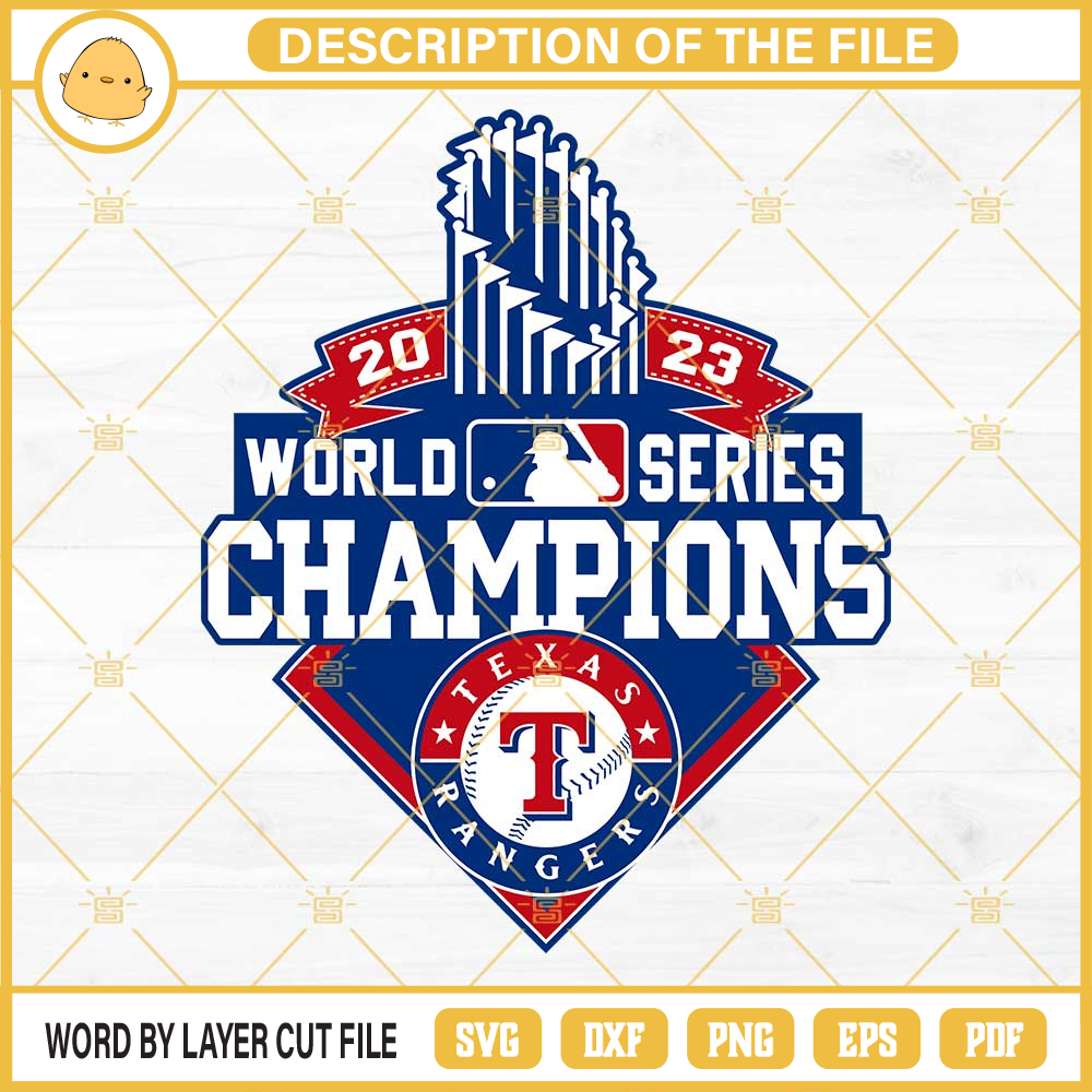Texas Rangers World Series 2023 Svg, Rangers Baseball 2023 Champions SVG PNG DXF EPS.jpg