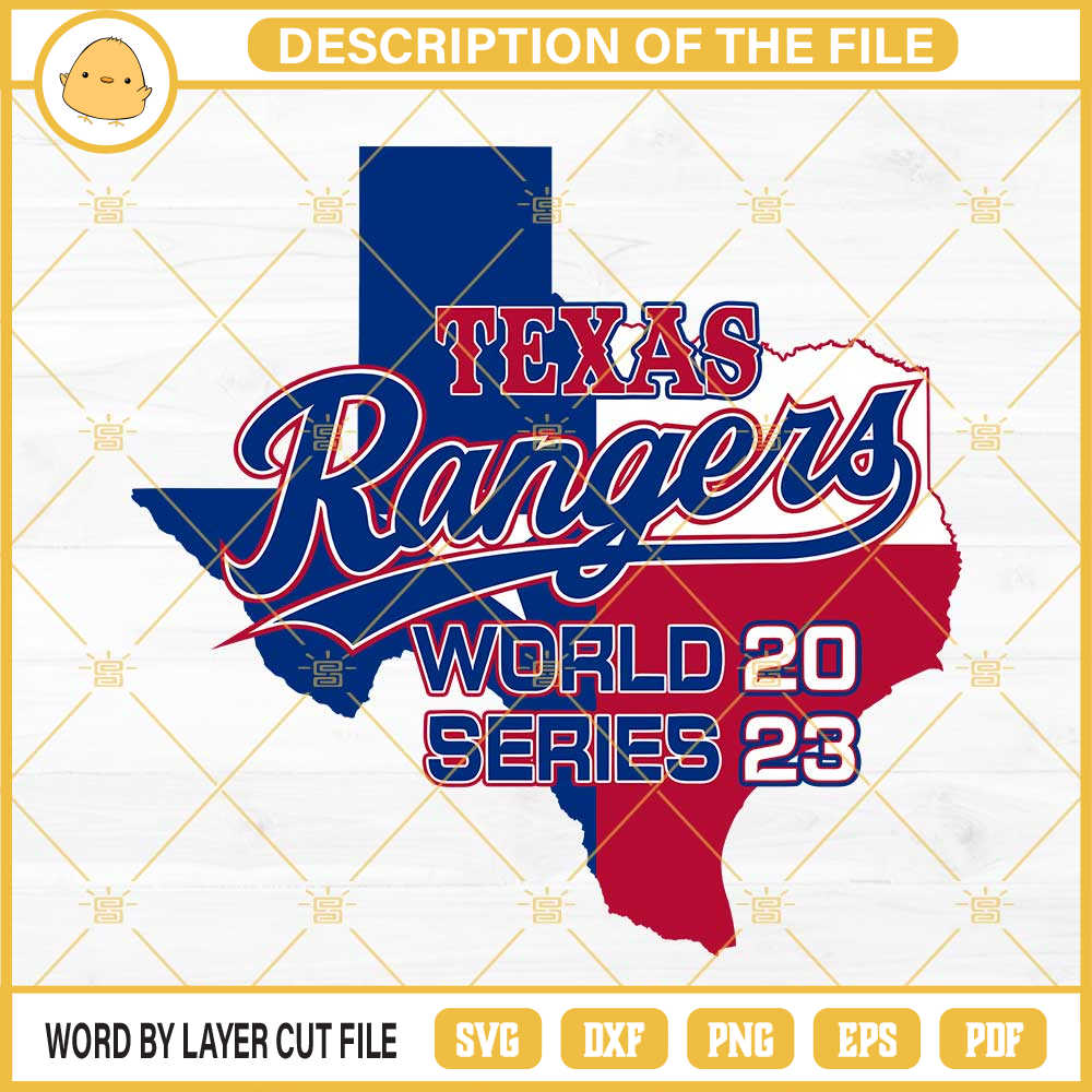 Texas Rangers World Series 2023 Svg, Texas Rangers Champions SVG PNG DXF EPS 2023 Svg.jpg
