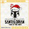The Santalorian SVG, This Is The Way Star Wars Christmas SVG PNG Files.jpg