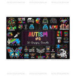 30 designs autism bundle svg, autism svg, autism awareness
