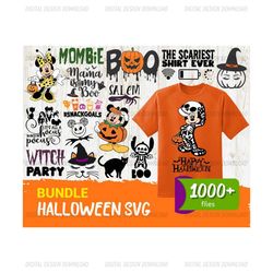 1000 bundle halloween svg, mickey halloween svg, boo halloween svg