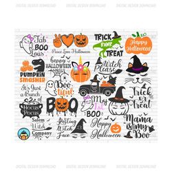 halloween svg bundle, halloween svg, ghost svg, hocus pocus svg, pumpkin svg, boo svg, trick or treat svg, witch svg, cr