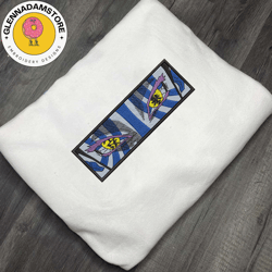 akaza embroidered sweatshirt, demon slayer anime embroidered sweatshirt, custom anime embroidered crewneck, anime embroi