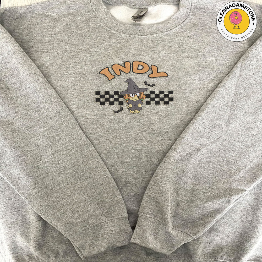 Blue Dog EST 2018 Halloween Embroidery Design, Happy Haloween Embroidery File, Blue Dog Cartoon Embroidery Design, Halloween Trending Design,  - Copy (5).jpg