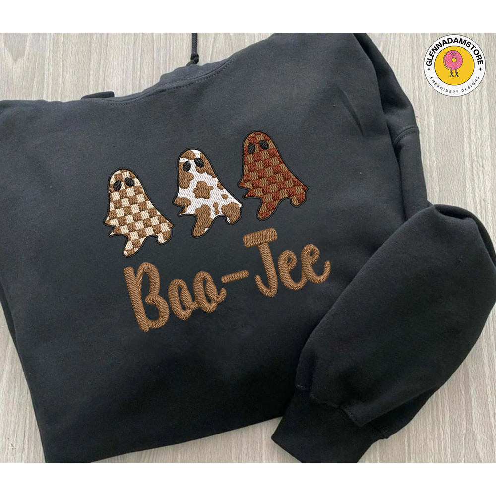Boo Tea Embroidery Design, Spooky Vibes Embroidery File, Stay Spooky Embroidery Machine Design, Instant Download.jpg