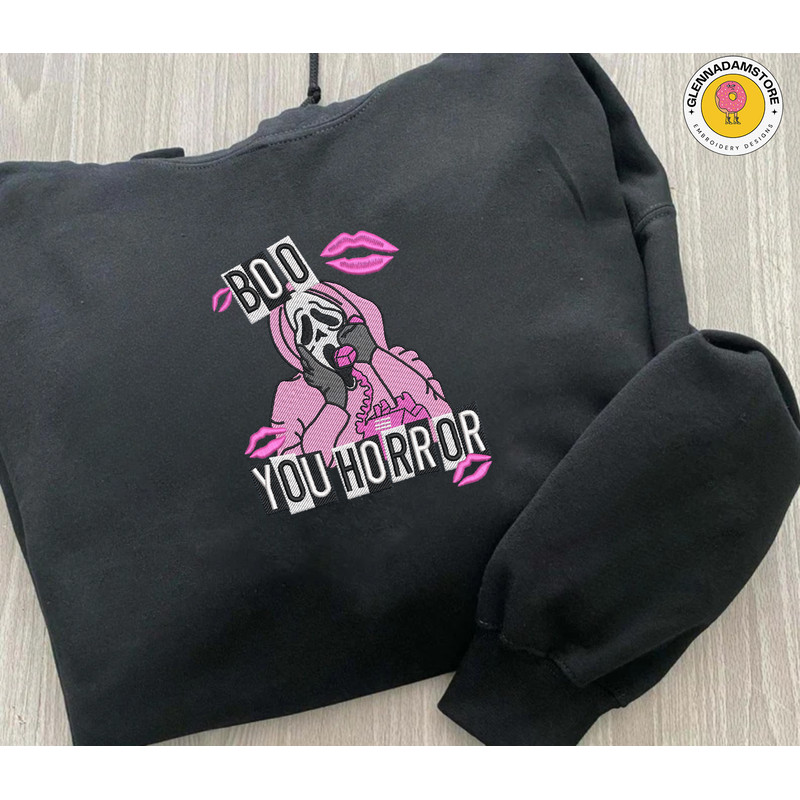 Boo You Horror Embroidery Design, Horror Movie Character Embroidery Design, Scareface Design For Shirt, Hallloween Embroidery Design, Hallowee - Copy.png