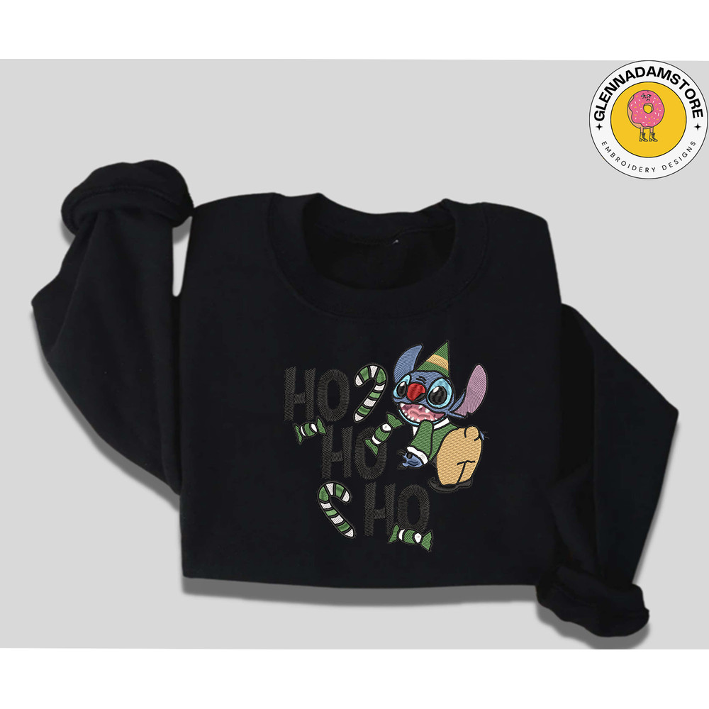 Christmas Movie Embroidery Sweatshirt, Christmas Green Monster Embroidery Sweatshirt, Christmas Blue Alien Embroidery.jpg