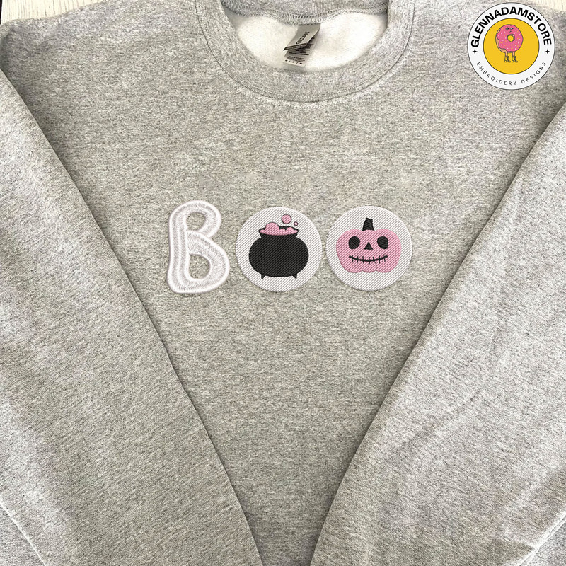 Cookie Ghost Embroidery Machine Design, Halloween Spooky Cookie Embroidery Design, Stay Spooky Halloween Embroidery Design 1.jpg