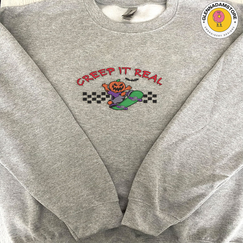 Creep It Real Embroidery Design, Halloween Embroidery Design, Spooky Retro Embroidery Design, Retro Halloween 1 - Copy.jpg