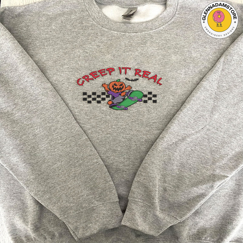 Creep It Real Embroidery Design, Halloween Embroidery Design, Spooky Retro Embroidery Design, Retro Halloween 1 - Copy.jpg