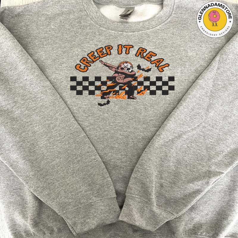 Creep It Real Embroidery Design, Horror Movie Embroidery Design, Halloween Embroidery Design, Retro Halloween Design, Horror Movie Character,  - Copy.jpg