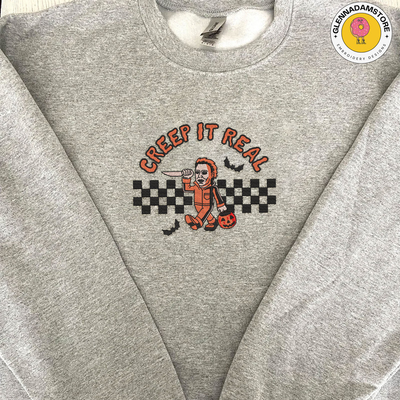 Creep It Real Embroidery Design, Pumpkin Embroidery Design, Retro Halloween Embroidery Design, Horror Movie Embroidery Design, Halloween Embro - Copy (4).jpg