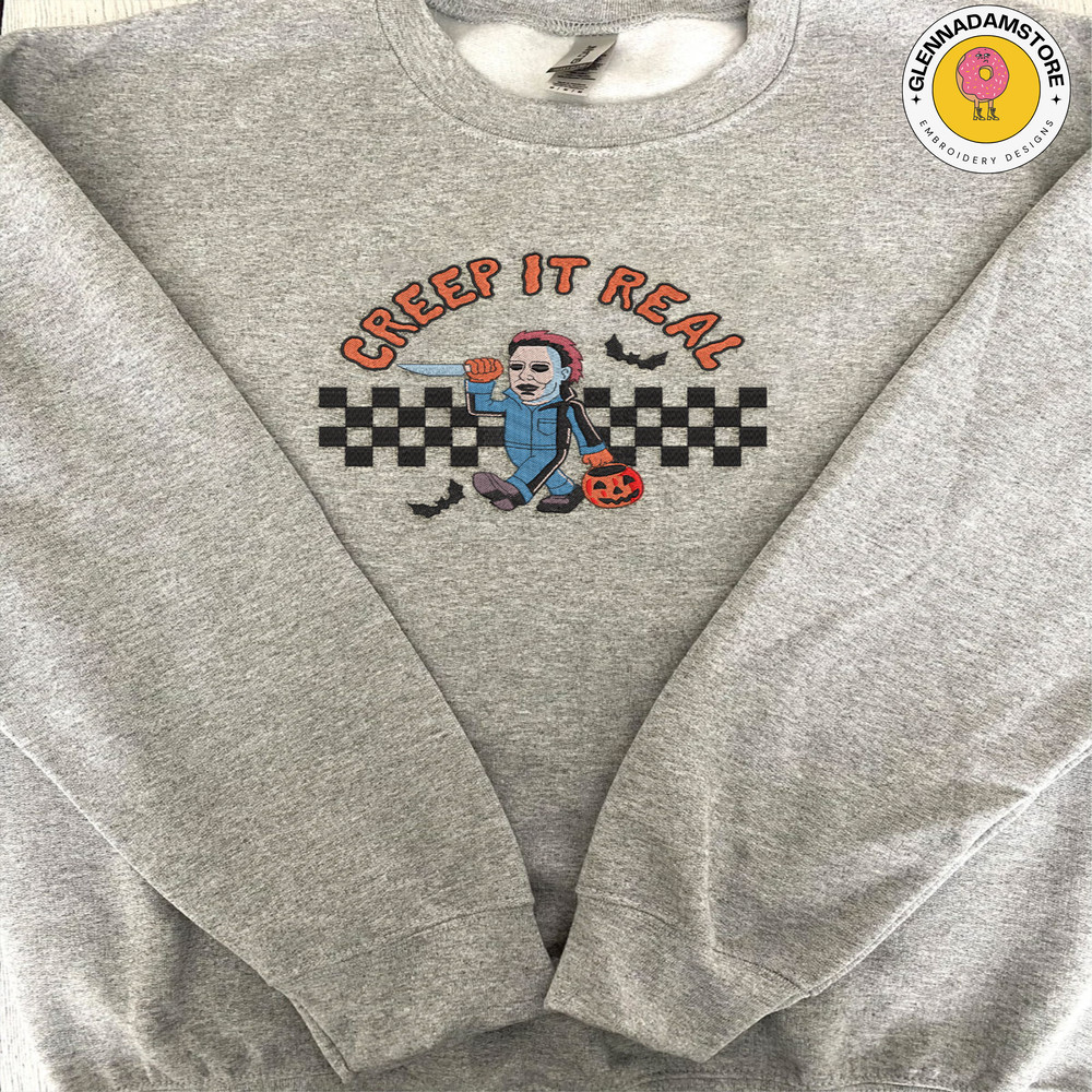Creep It Real Embroidery Design, Pumpkin Embroidery Design, Retro Halloween Embroidery Design, Horror Movie Embroidery Design, Halloween Embro - Copy (5).jpg
