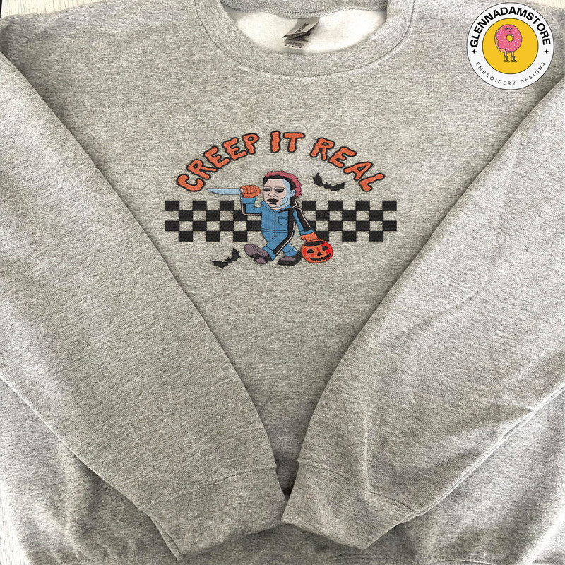 Creep It Real Embroidery Design, Pumpkin Embroidery Design, Retro Halloween Embroidery Design, Horror Movie Embroidery Design, Halloween Embro - Copy (5).jpg