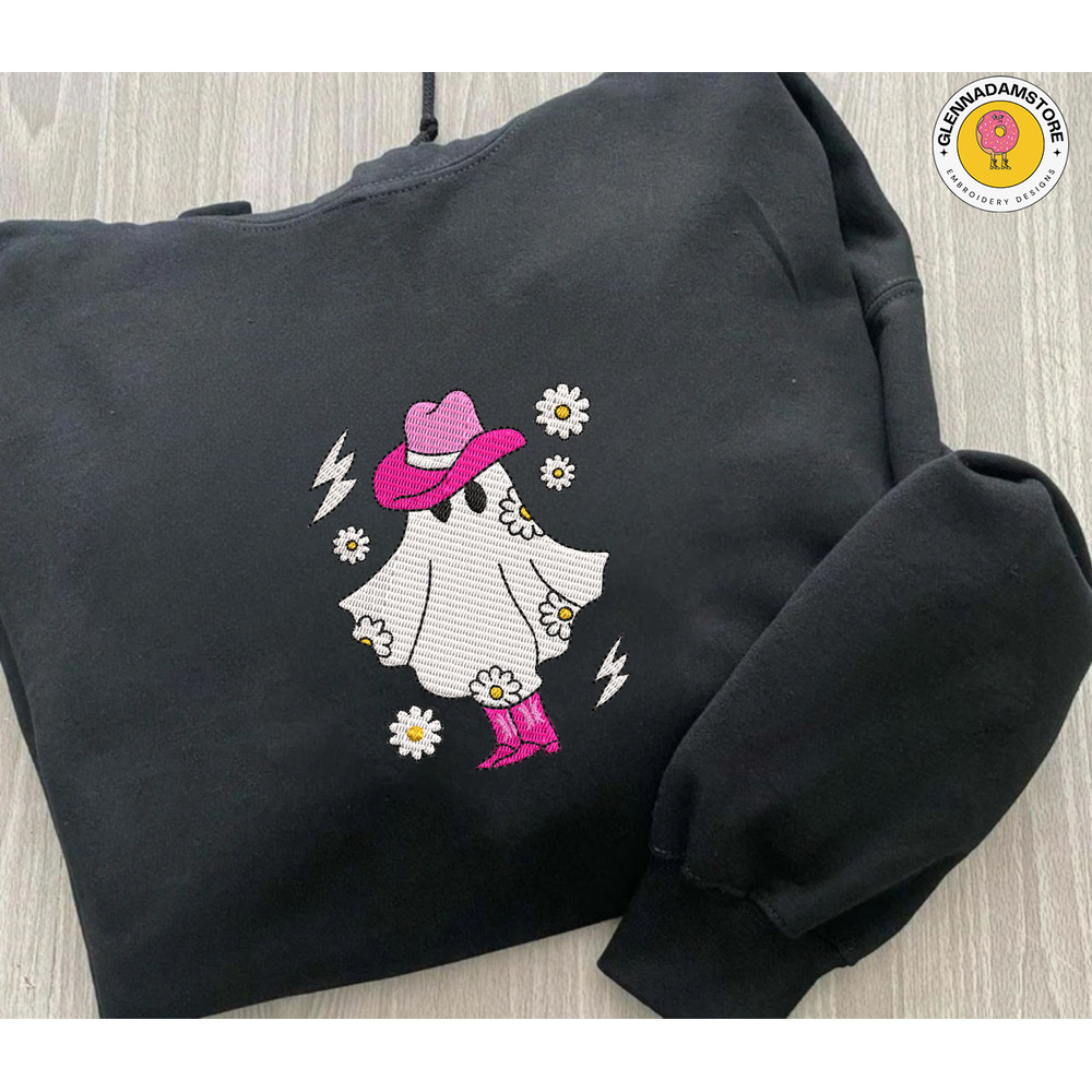 Cute Pink Ghost Embroidery Machine Design, Stay Spooky Embroidery Design, Halloween Spooky Vibes Embroidery Design - Copy.jpg