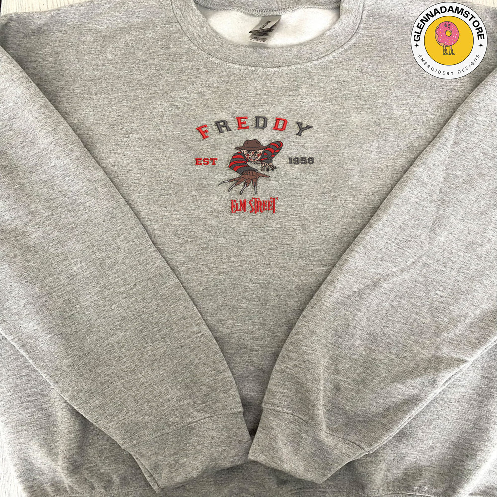 Dream Killer 1984 Horror Movie Halloween, Horror Movie Killers Embroidery Design, Scream Movie Halloween Embroidery Machine File.jpg