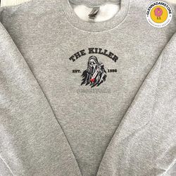 face ghost the killer embroidery design, halloween serial killer embroidery file, halloween horror mask embroidery mach