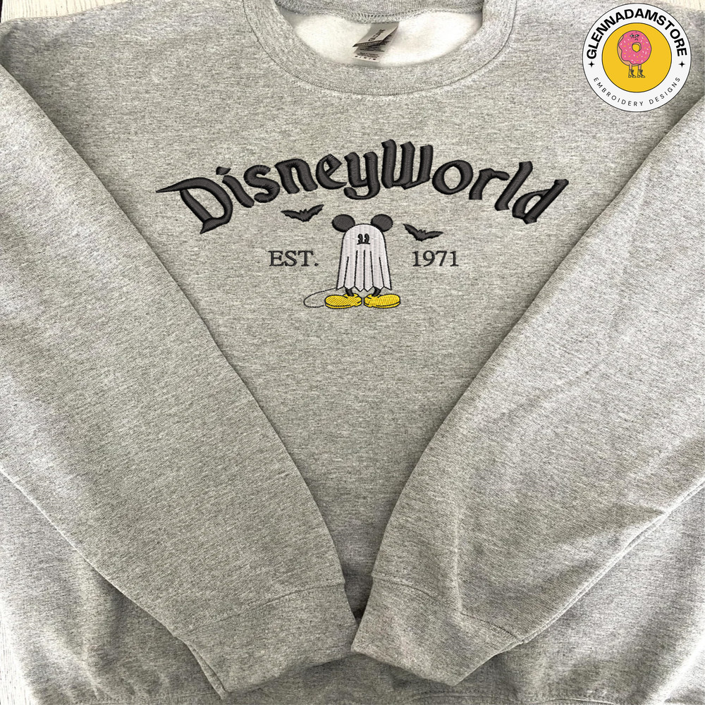 Famous Cartoon Mouse Spooky Embroidered Sweatshirt, Happy Halloween Embroidered Crewneck, Cute Ghost Embroidered Shirt, Creepy Spooky Embroide - Copy.jpg