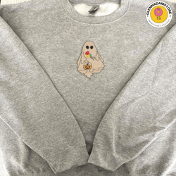 floral spooky embroidery design, retro spooky craft embroidery design, spooky halloween embroidery file, embroidery file