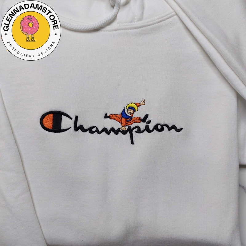 Naruto x Champion Embroidered Sweatshirt, Anime Embroidered Sweatshirt, Anime Embroidered Crewneck, Anime Embroidered Gi.jpg