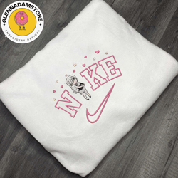 nike elizabeth embroidered sweatshirt, the seven deadly sins anime embroidered sweatshirt, custom anime embroidered crew