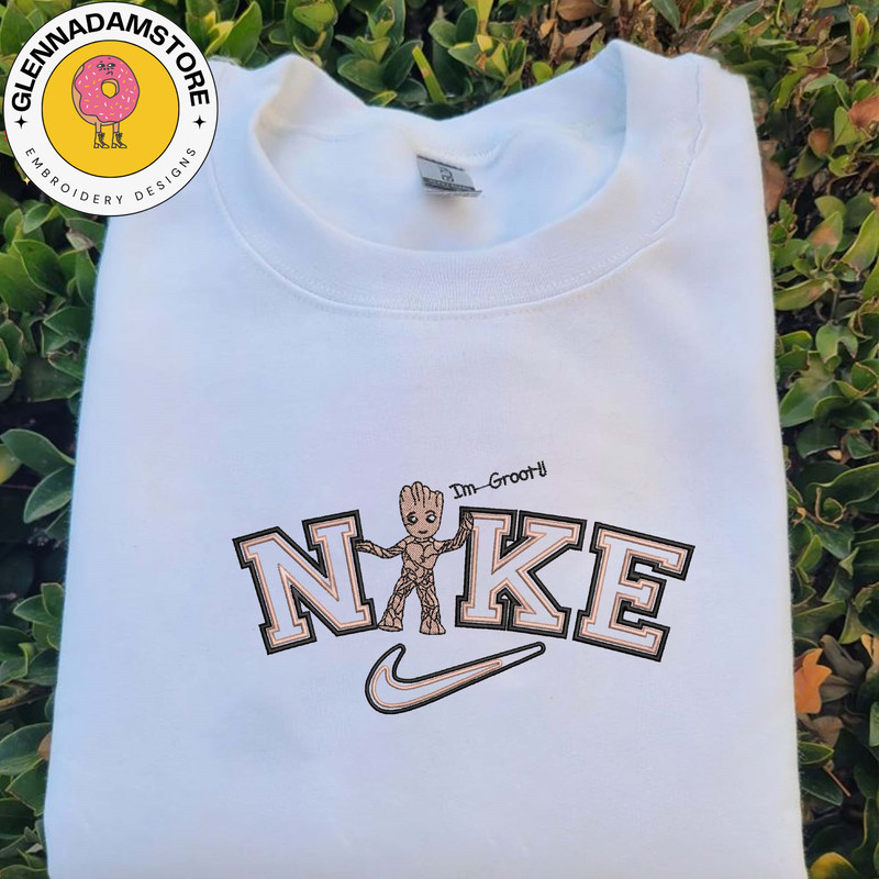 NIKE Groot Embroidered Sweatshirt, Guardians Of The Galaxy Brand Embroidered Sweatshirt, Brand Embroidered Crewneck.jpg