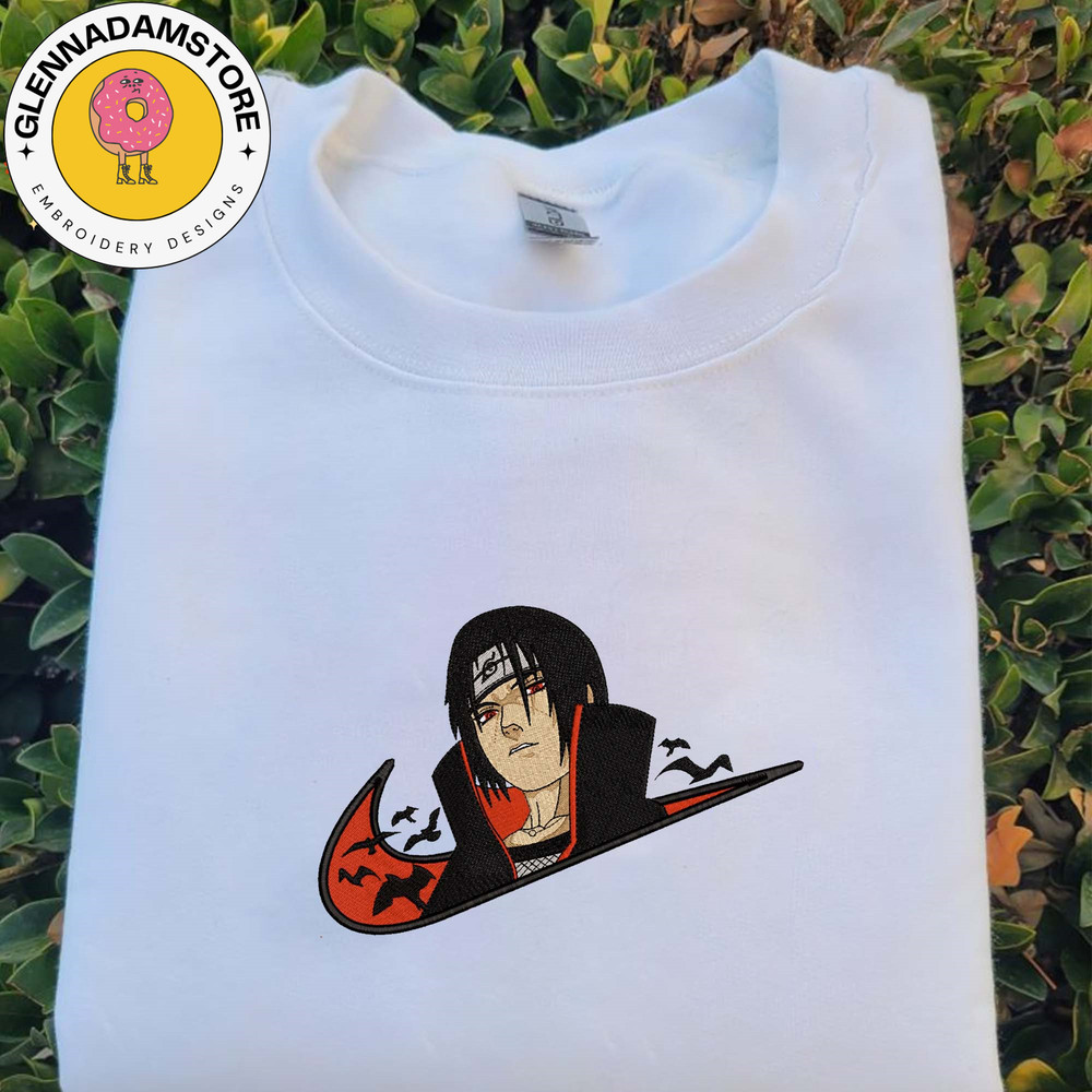 NIKE X Itachi Embroidered Sweatshirt, Naruto Anime Embroidered Sweatshirt, Anime Embroidered Crewneck, Brand Anime Embr.jpg